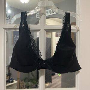 Soma Black Lace Trim Bra